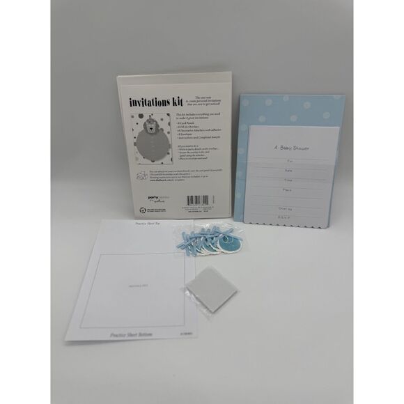 Hallmark Other - Baby Shower Invitation Kit makes 8 Invitation